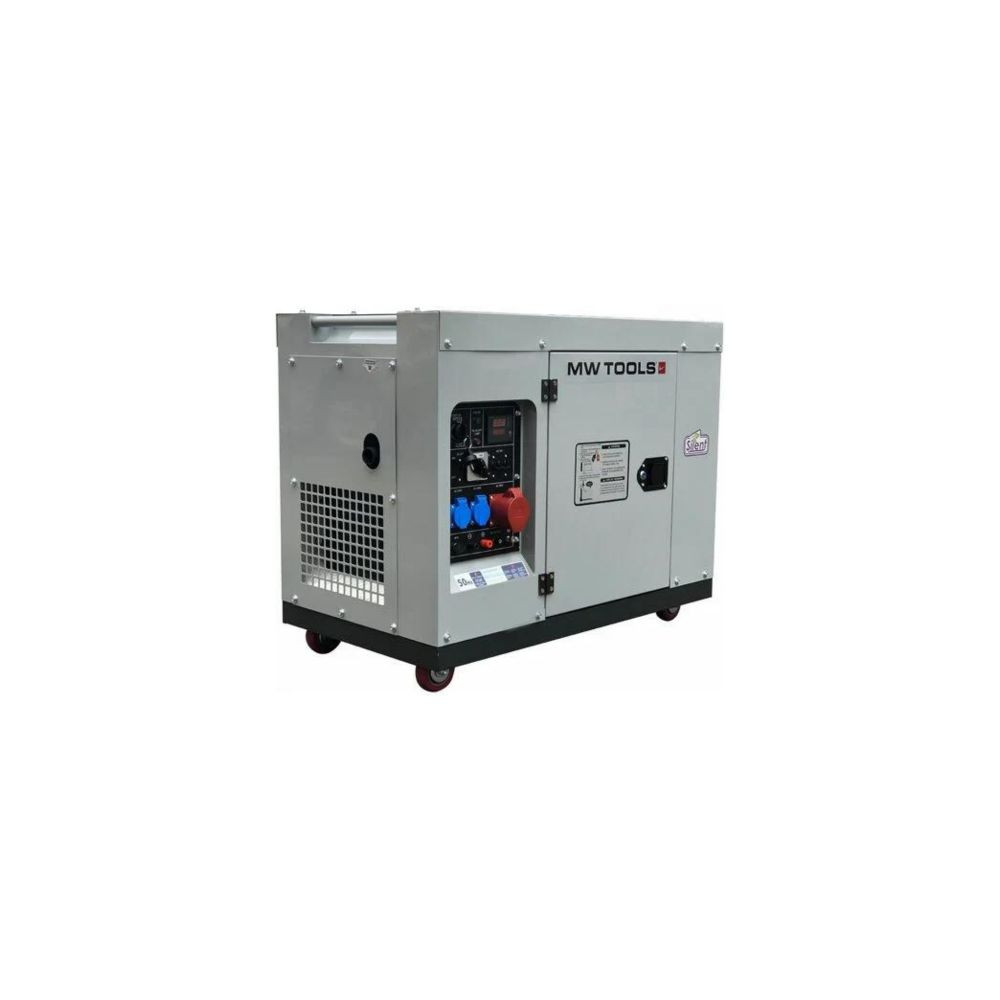 PERKINS : GROUPE ELECTROGENE 10 KVA SILENCIEUX A PUISSANCE DIESEL - BLANC