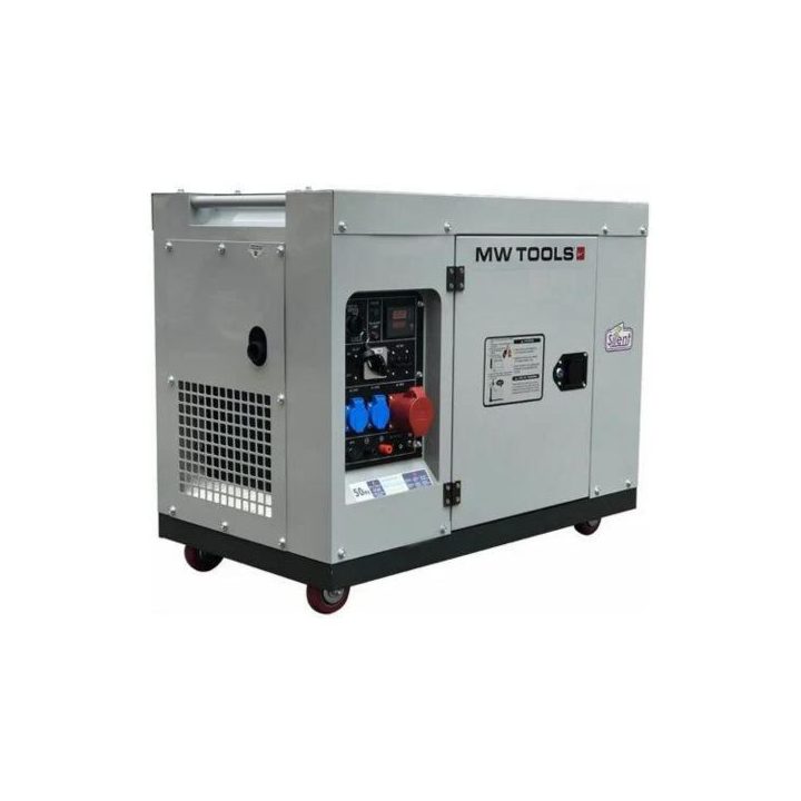 PERKINS : GROUPE ELECTROGENE 10 KVA SILENCIEUX A PUISSANCE DIESEL - BLANC