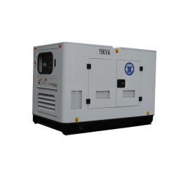 Perkins : Groupe électrogène 15 Kva Silencieux a Puissance Diesel - Blanc
