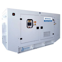 Groupe électrogène : 150kvA moteur PERKINS silencieux à puissance Diesel - Blanc ( Monophasé , Triphasé )